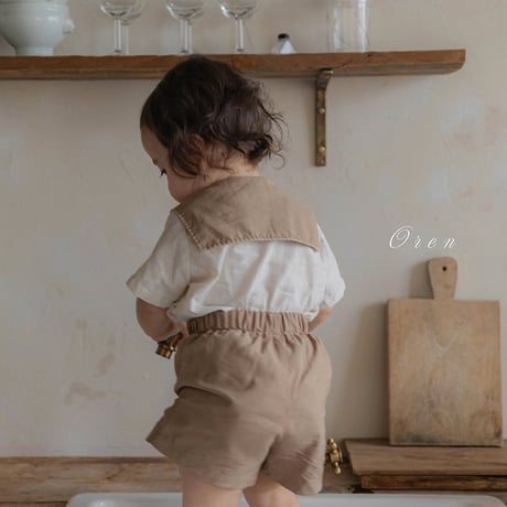 [予約] Pure Tie ST Set-up (bebe) / OREN by Hibyebebe