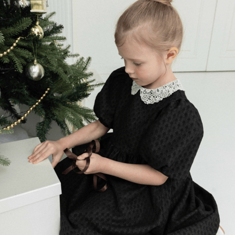 [即納] Nua lace dress /moitoinous   ( 110, 120_size のみ）