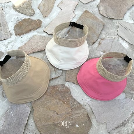 [予約] Solea soft brim sun cap / OREN by Hibyebebe