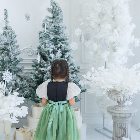 [予約]  princess nordic green dress