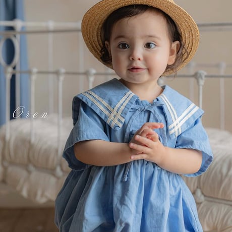[予約] Mare Sailor Suit (Bebe) / OREN by Hibyebebe
