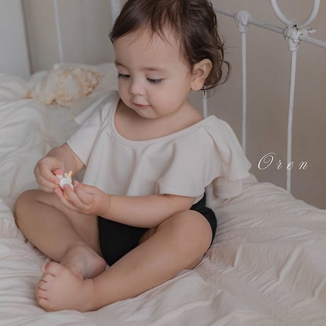 [予約] Pepe Color Block Swimsuit (Kids)/ OREN by Hibyebebe