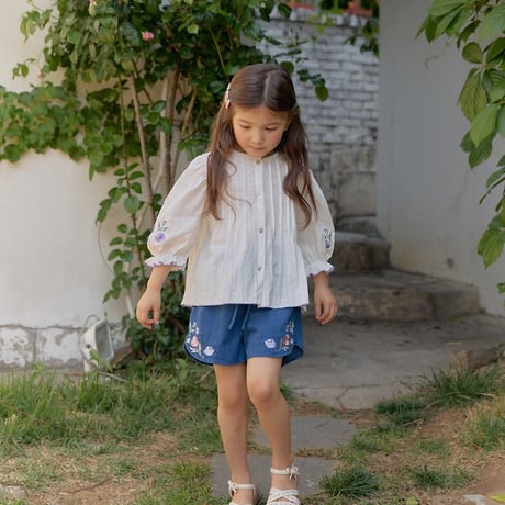 [予約] Rosiel denim pants / OREN by Hibyebebe