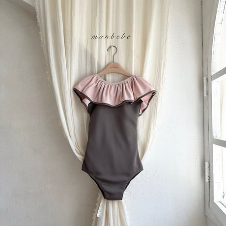 [予約] 26 Multi-balm Frill Swimsuit (adult) / Monbebe