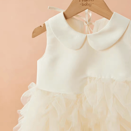 [予約] Cream Puff Tulle Dress