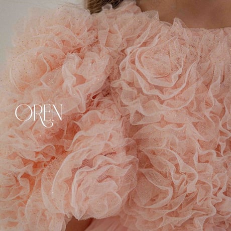 [即納] Blossom Rose dress / OREN by Hibyebebe  (S、M size のみ)