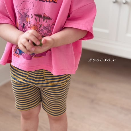 [予約] Striped Leggings / POISSON