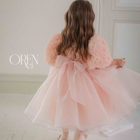 [即納] Blossom Rose dress / OREN by Hibyebebe  (S、M size のみ)