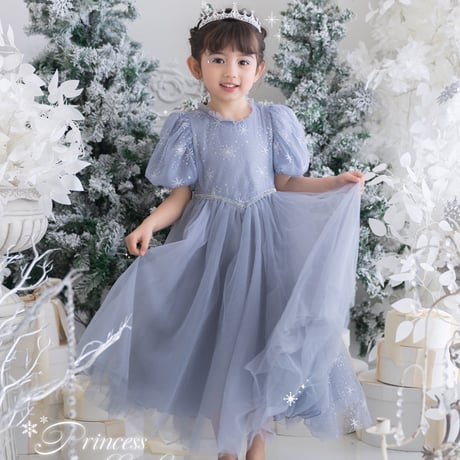 【予約】princess ice blue dress