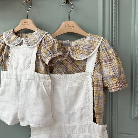[予約] Pure Linen Kids Suspenders / Monbebe