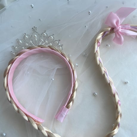 [予約] Jewelry crown long hairband