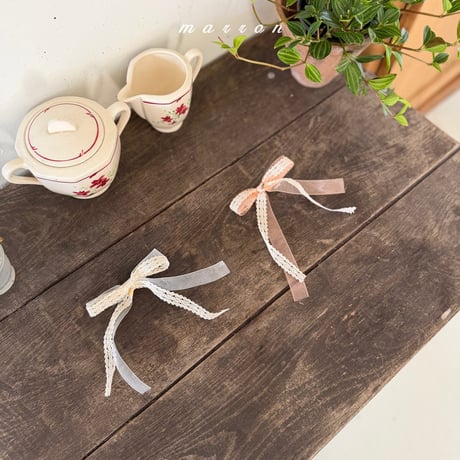 [予約] pendant hairpin /marron