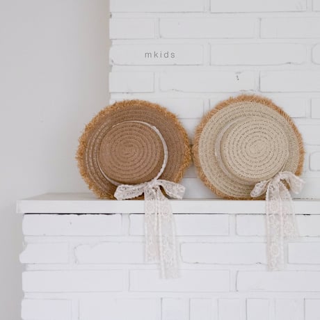 [予約] Mayo Straw Hat /M.kids