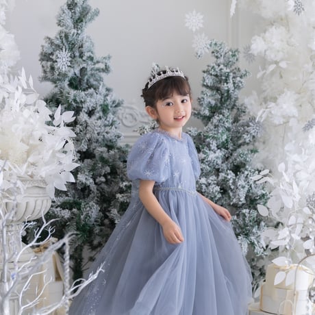 【予約】princess ice blue dress
