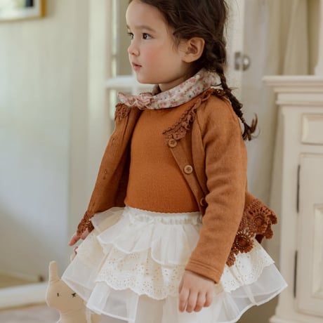[即納] Sobre cardigan/puella FLO  （Brown 5, 7 _ size のみ）