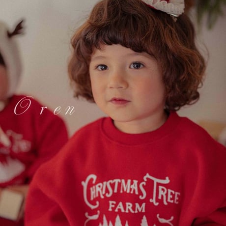 [予約] Christmas fleece Suit (bebe) / OREN by Hibyebebe