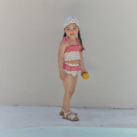[予約] Rochelle Cherry Swimming Hat / OREN by Hibyebebe