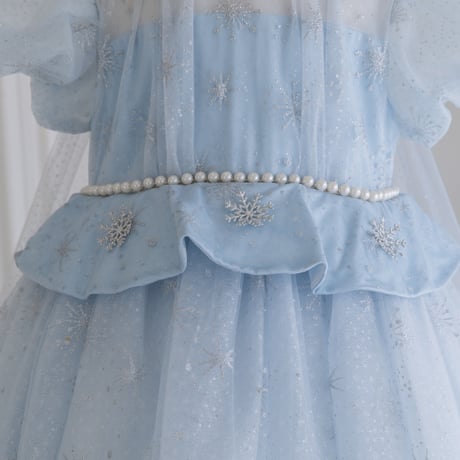 [予約] Snowflake Glitter Princess Dress