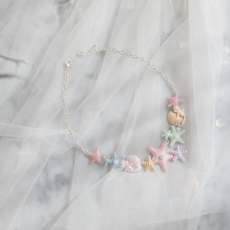 [予約] Pastel Shell Necklace