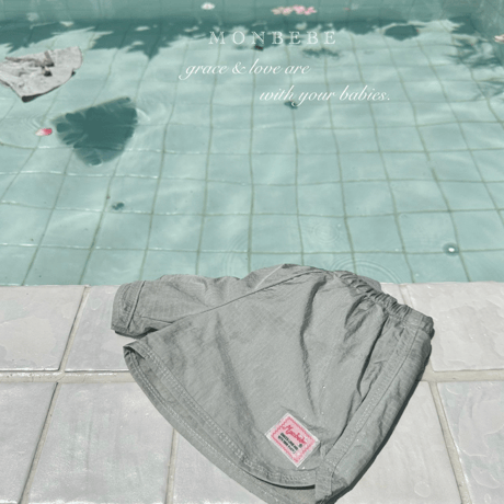 [予約] Brownie swim setup (top & bottom) / Monbebe