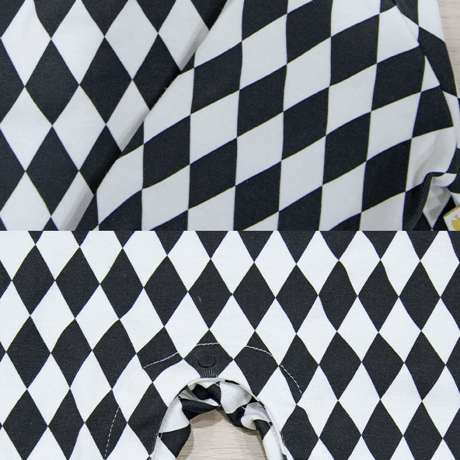[即納] Circus space suit&cape set_black /Little Tini