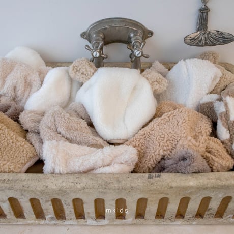 [即納] Rabbit Dumble Hat/M.kids(Cream のみ)