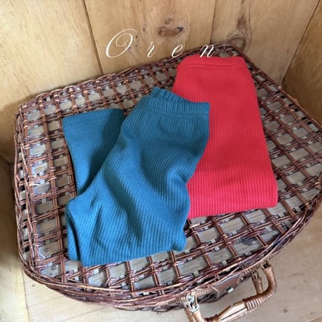 [予約] Hohoho fleece leggings (bebe)/ OREN by Hibyebebe