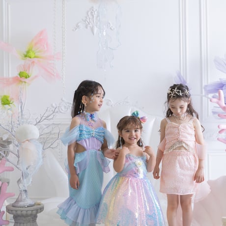 [予約] Aurora Twinkle Dress + ribbon pin SET