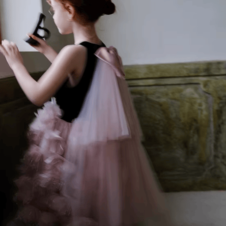 [予約] Petal Tulle Dress/ Little Time