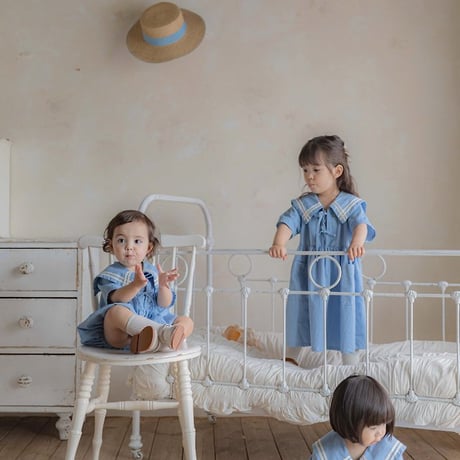 [予約] Mare Sailor Suit (Bebe) / OREN by Hibyebebe