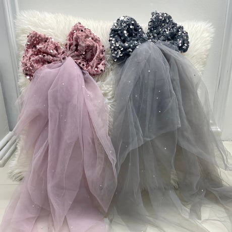 [即納]Princess Spangle ribbon hairpin/Piona