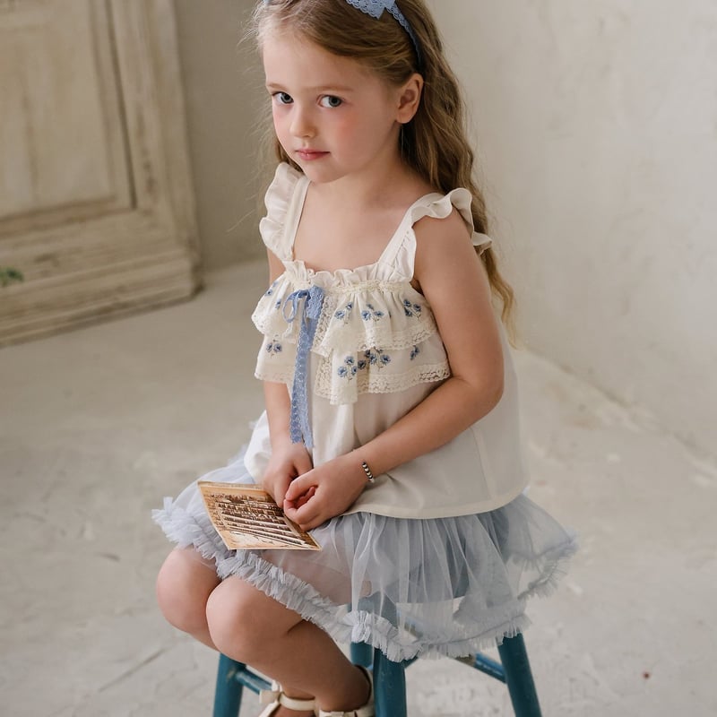 予約] Choi skirt & leggings set /Puella FLO | Mi