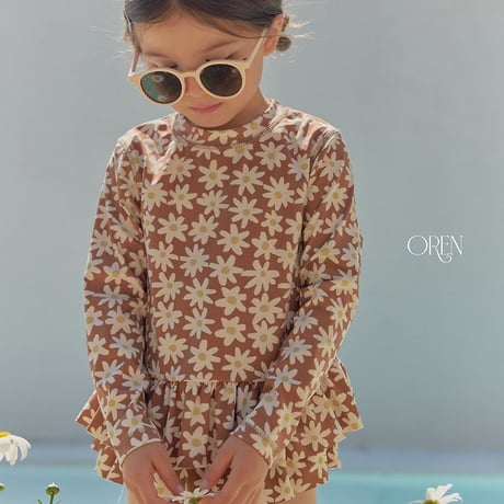 [予約] Solea Fleur Rash guard / OREN by Hibyebebe