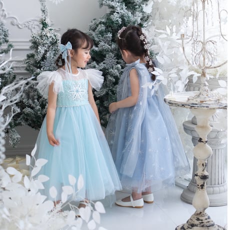 [即納] princess blue snow dress ( 2 _ size のみ)