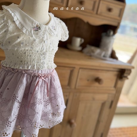 [予約]  lilac skirt /marron