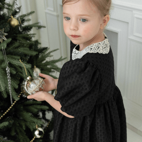 [即納] Nua lace dress /moitoinous   ( 110, 120_size のみ）