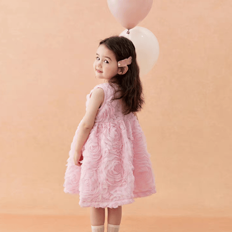 [予約] Pink Rosy Petal Dress