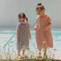 [予約] Rosie pleated dress / OREN by Hibyebebe
