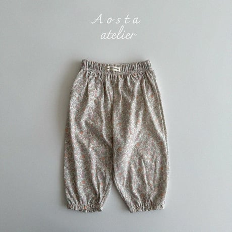 [即納]  linen pants / Aosta(ivory S,L,XL_のみ)
