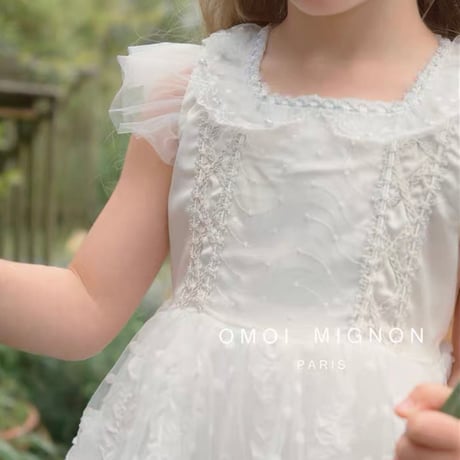 [予約]  White Garden Tulle Dress / omoi mignon