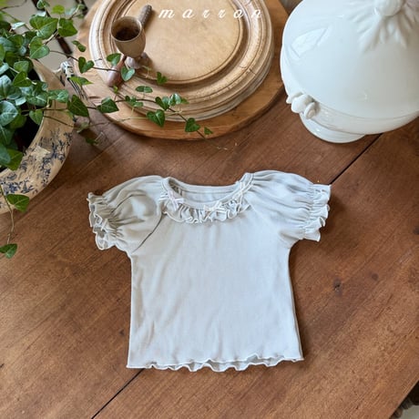 [予約] mimi t-shirt /marron