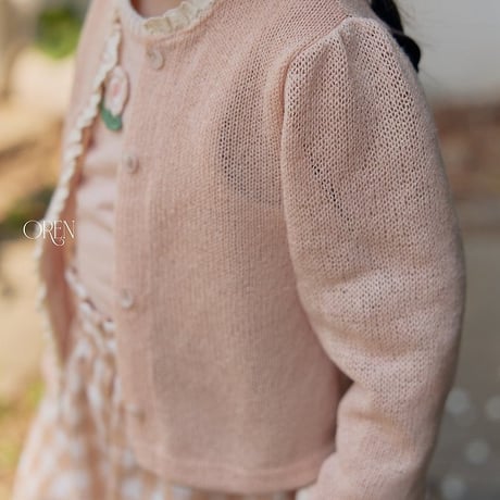 [予約] Siero corn cardigan / OREN by Hibyebebe