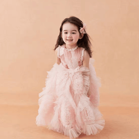 [予約] Pink Fluffy Tulle Dress