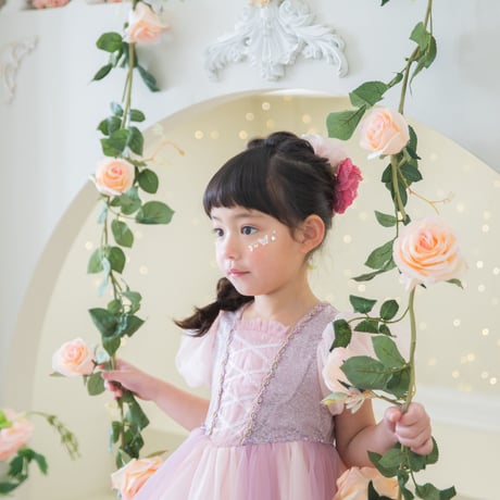 [即納] princess pink forest dress  (100 size のみ)