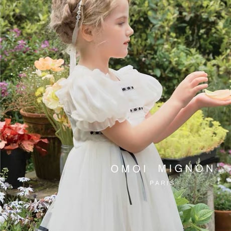 [予約]  Petite French Ribbon Dress / omoi mignon