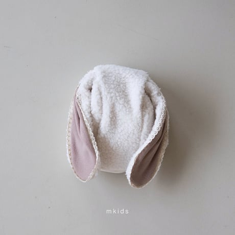 [即納] Rabbit Dumble Hat/M.kids(Cream のみ)