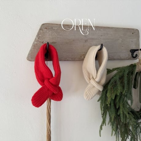 [予約] Hoho fluffy muffler / OREN by Hibyebebe