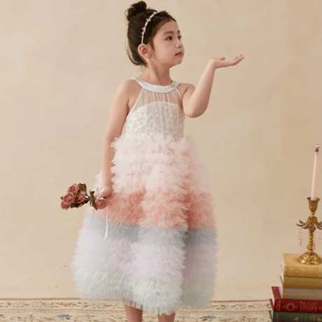 [予約] Cotton Candy Cancan Dress