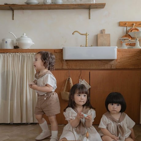 [予約] Pure Tie ST Suit (bebe) / OREN by Hibyebebe