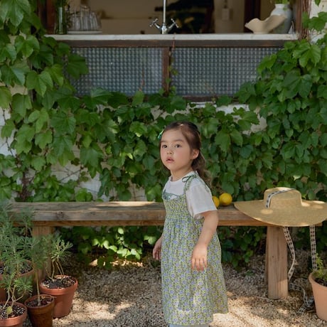 [予約] Rosera smoke strap dress / OREN by Hibyebebe